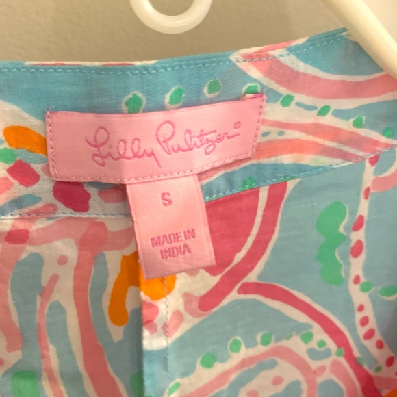 EUC Lilly Pulitzer Jelly Fish Tunic / Swimsuit Coverup - Sz small - Picture 2 of 3